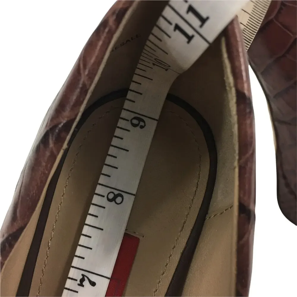 Red Saks Fifth Avenue Platform Shoes